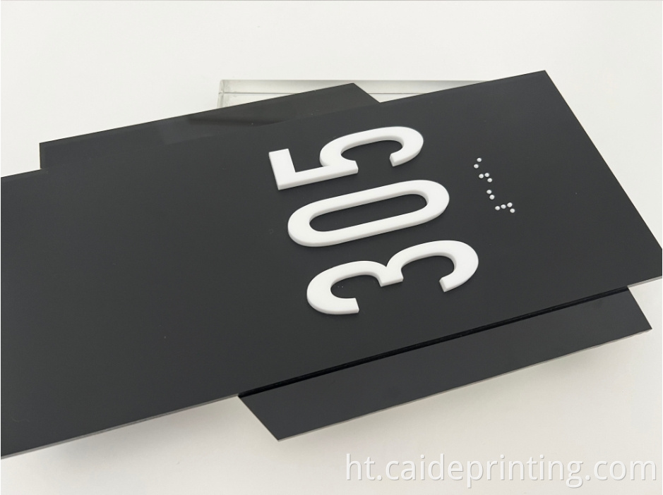 Nimewo kay bray Braille House Number